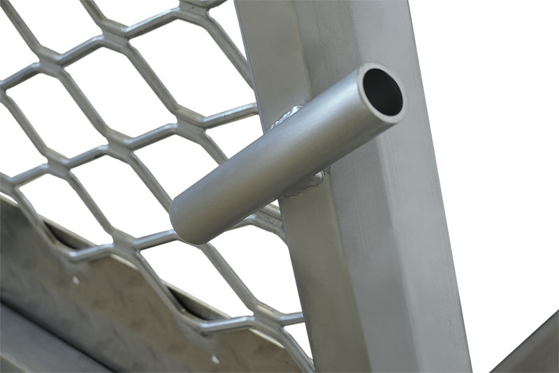Flag holder for cab rack